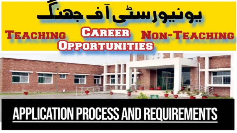 Latest Jhang University Jobs 2023: Application Process and Requirements