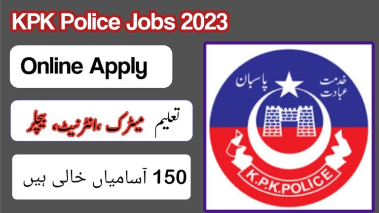 Latest KPK Police Constable Jobs 2023 Online Apply