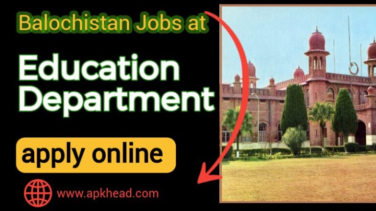 Latest School Education Department Balochistan Jobs 2023