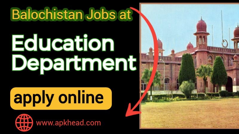 Latest School Education Department Balochistan Jobs 2023