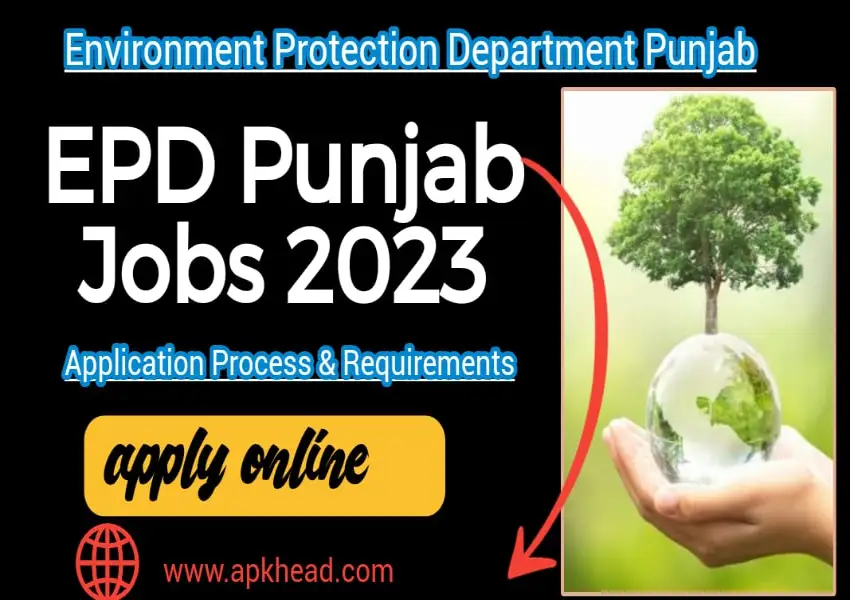 Environment Protection Department Punjab Jobs 2023