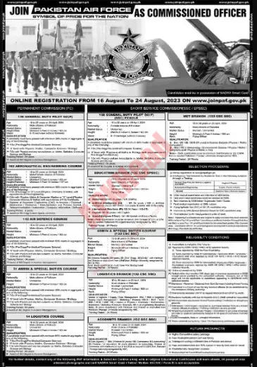 Join Pak Air Force