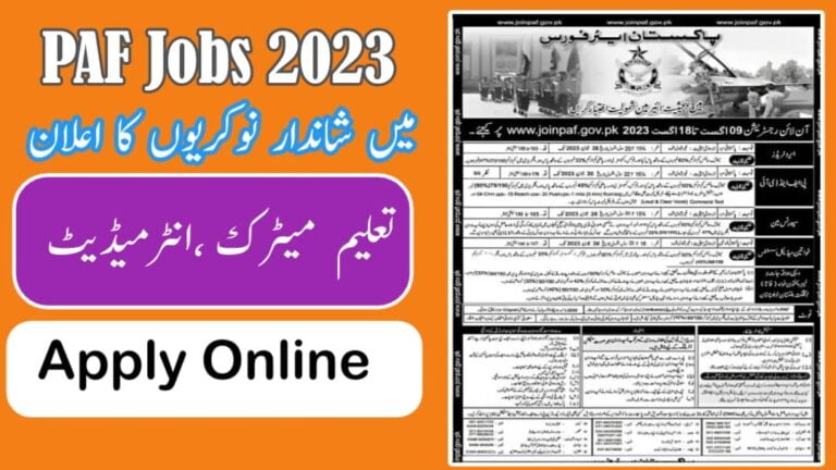 PAF Religious Teacher Jobs 2023: Application Process and Requirements