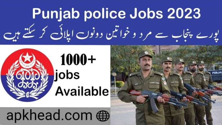 Punjab police job 2023 SSA & PSA