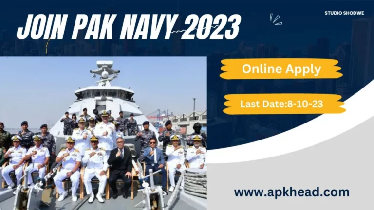 Join Pak Navy 2023