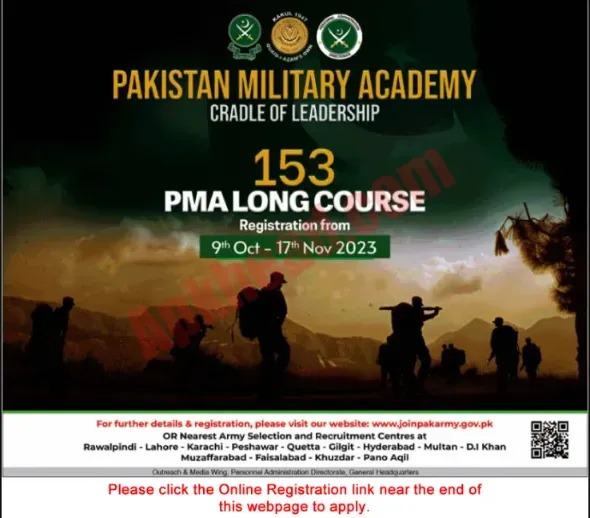 Join Pak Army as a Commissioned Officer in 2023