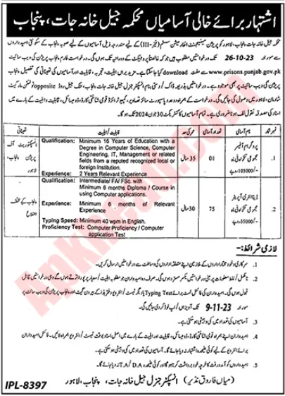 Prison Department Punjab